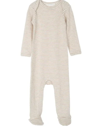 Baby Stribet Dragt Oatstripe 80