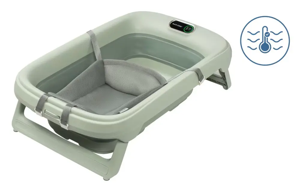 Badekar Indigo Og Newborn Support Sage Grøn