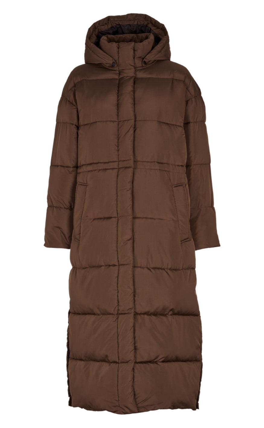 Basic Apparel Jakke Dagmar Coat Chocolate