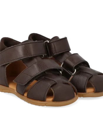 Begynder Sandal    Velcro Dark Brown Dark Brown 20