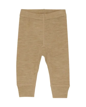 Bekids Leggings   Uld Light Camel Melange 90