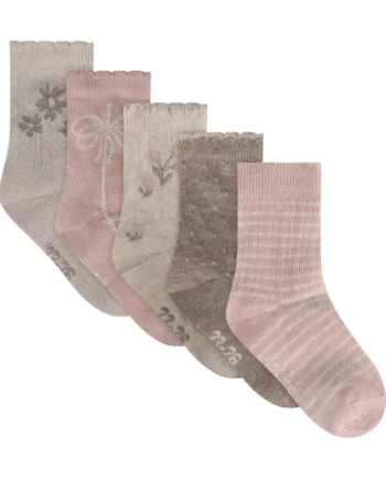 Bekids Strømpe  -pak Rose Smoke 19 22