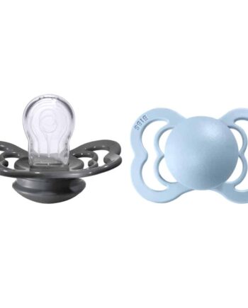 Bibs Supreme Silikone Str    Iron Baby Blue