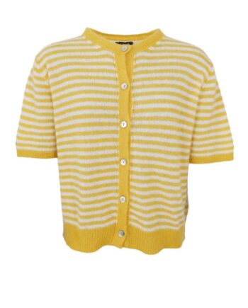 Black Colour Cardigan Dell Striped Ss Sun
