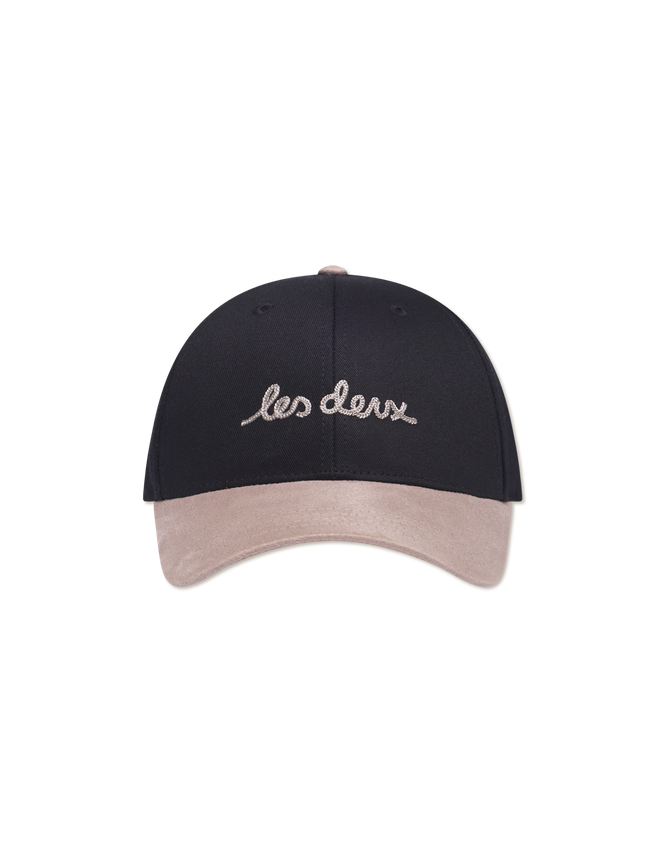 Brad Contrast Suede Baseball Cap
