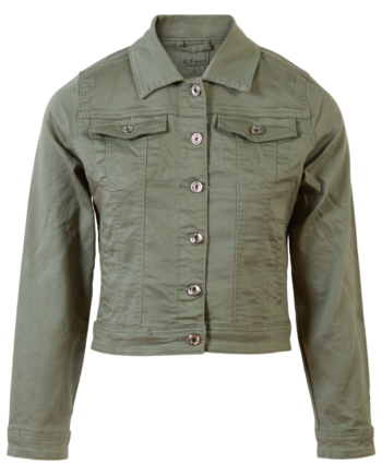 Bs Jeans Dame Denimjakke Khaki