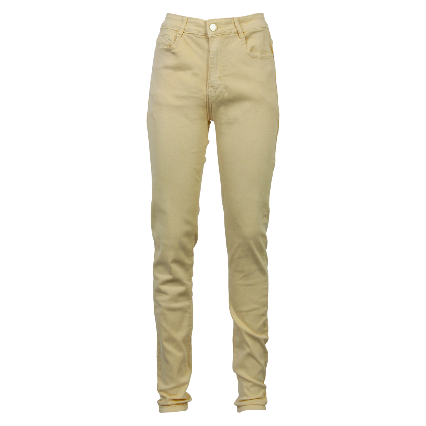 Bs Jeans Dame Jeans Plus Size Gul 44