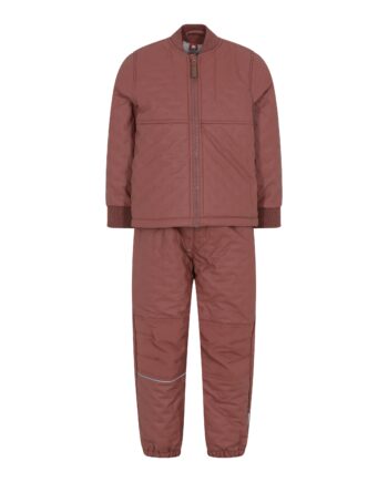 Celavi Coated Termosæt   Fleece- Mahogany 80