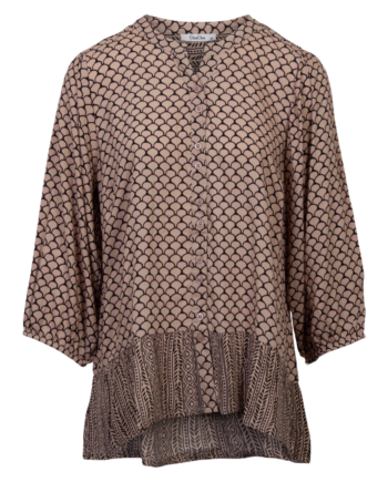 Chacha Dame Bluse Beige