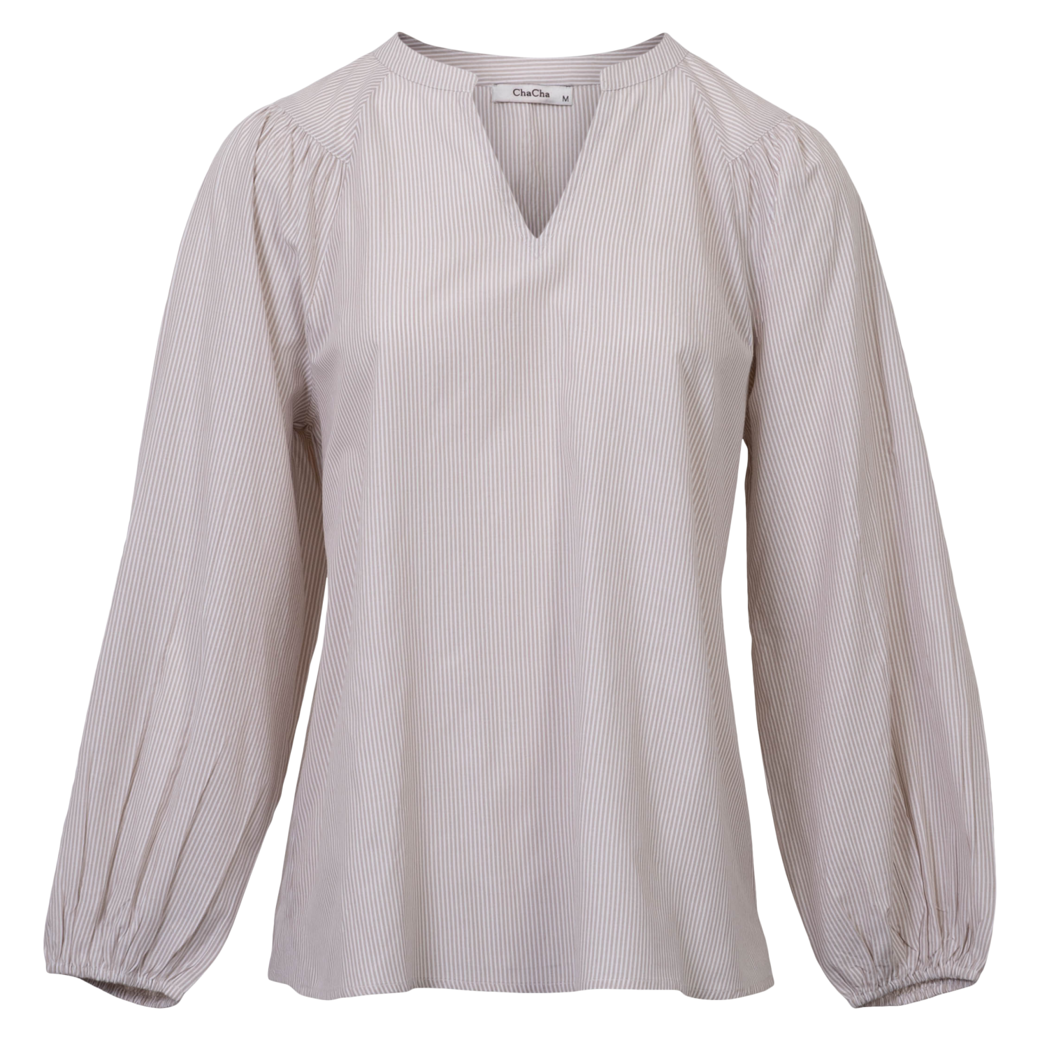 Chacha Dame Bluse Beige