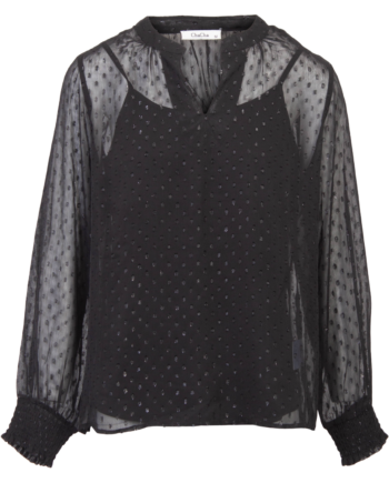 Chacha Dame Bluse Black