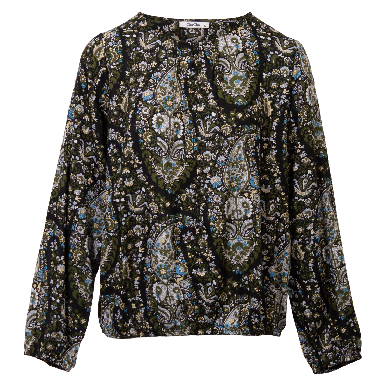 Chacha Dame Bluse Green