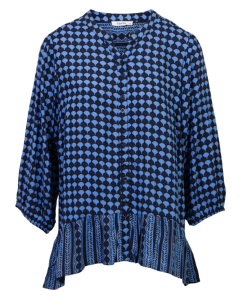 Chacha Dame Bluse Navy