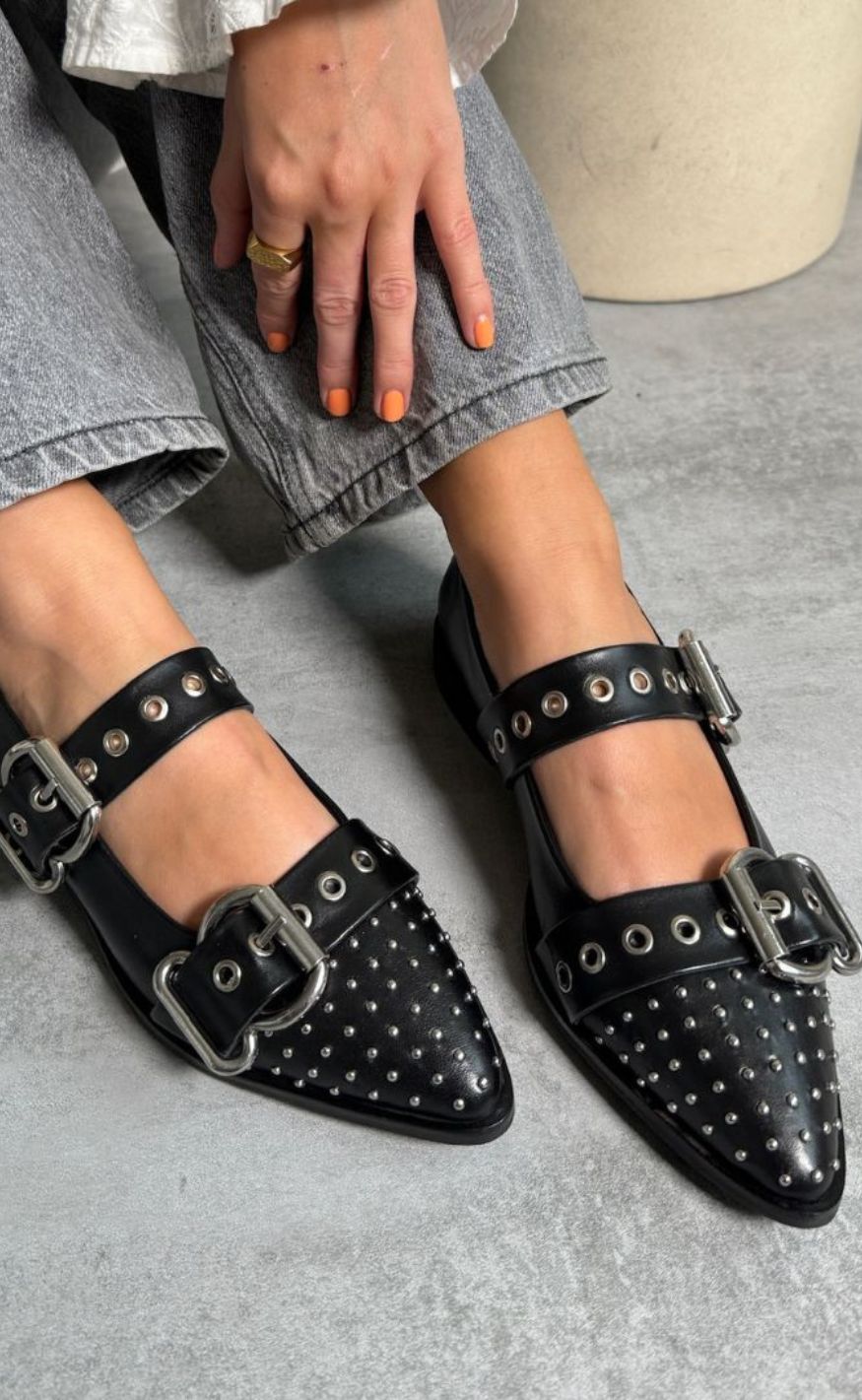 Copenhagen Shoes Ballerinaer Future Vibes Black
