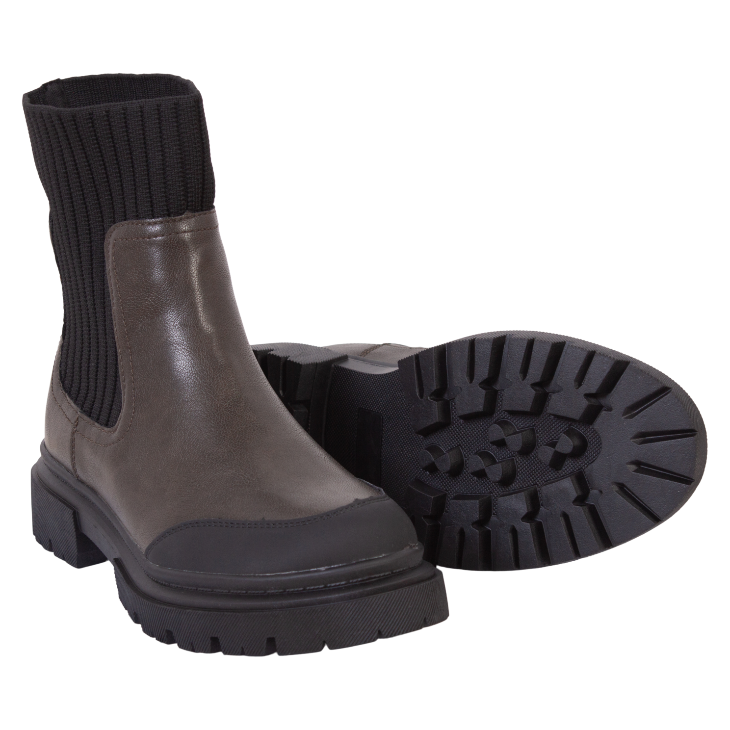 Dame Støvler Khaki Sort 37