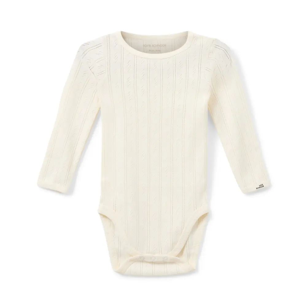 Dicte Langærmet Body Off White 86