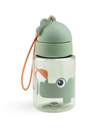 Done By Deer Drikkedunk Med Sugerør 280 Ml  Playground Grøn