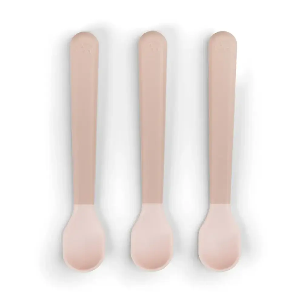 Done By Deer Foodie Easy-grip Babyske  -pak Lyserød