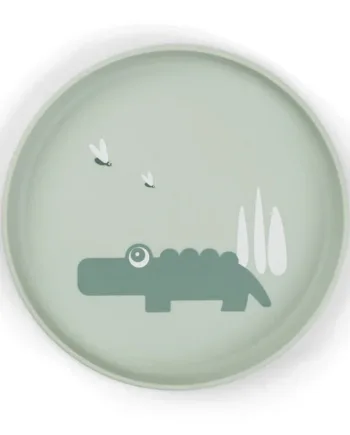 Done By Deer Foodie Tallerken Croco Grøn