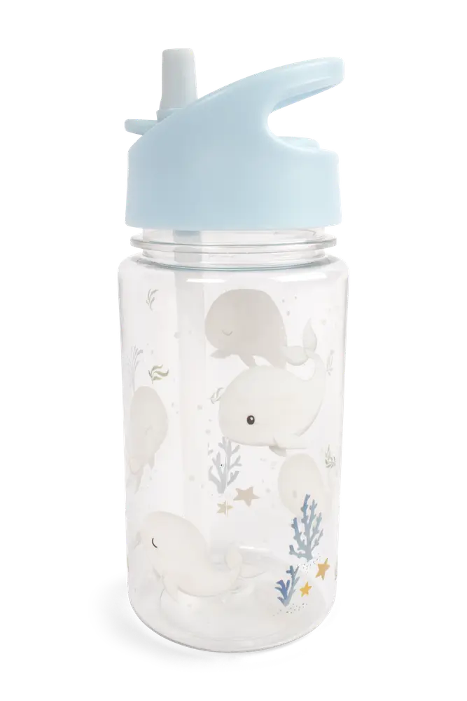Filibabba Drikkedunk   Plast 400 Ml  Christian   Whale Tales