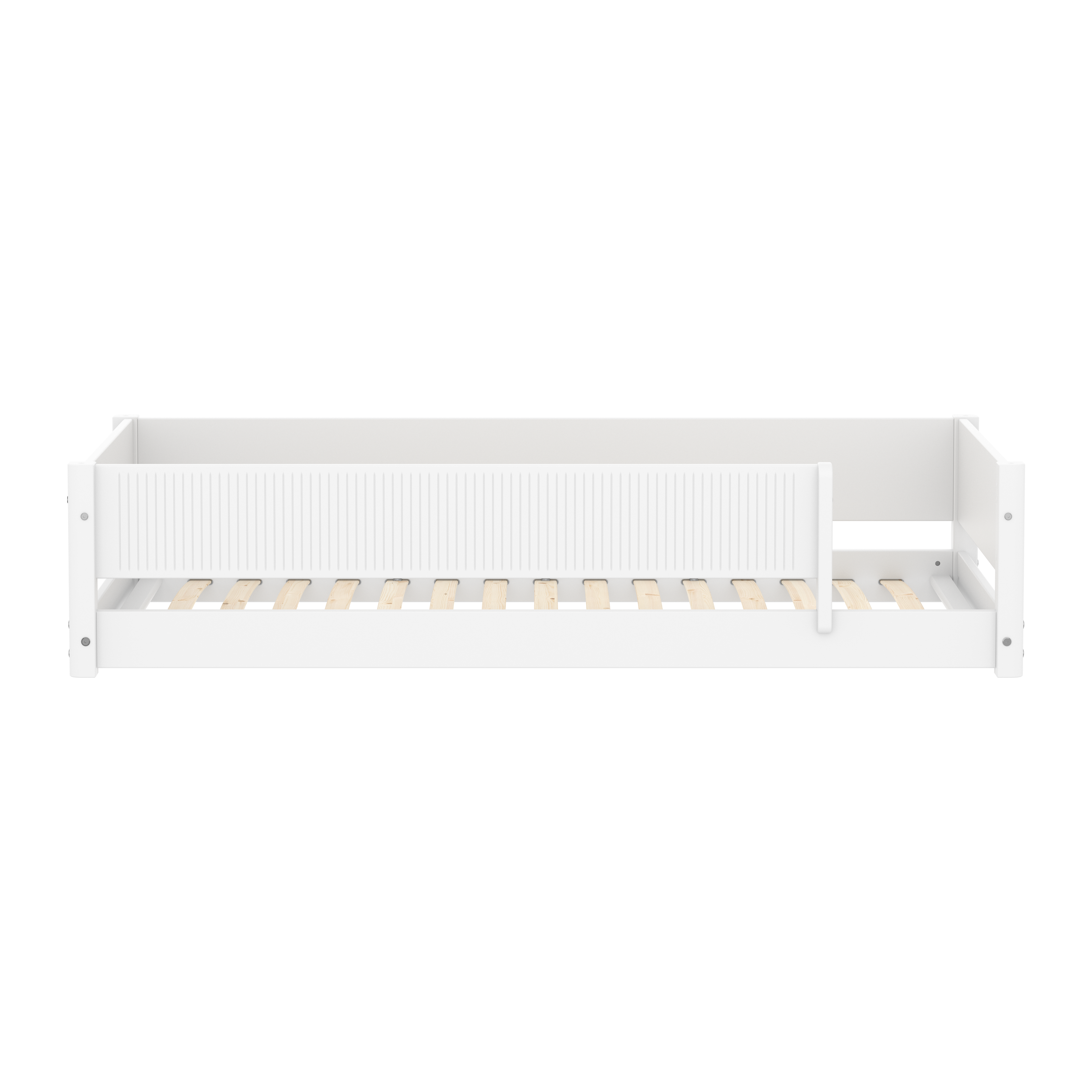 Flexa Montessori Seng 90x200cm Massive Sider Og Sengehest  Massiv