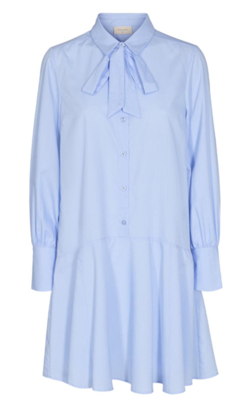 Freequent Kjole Flynn Chambray Blue