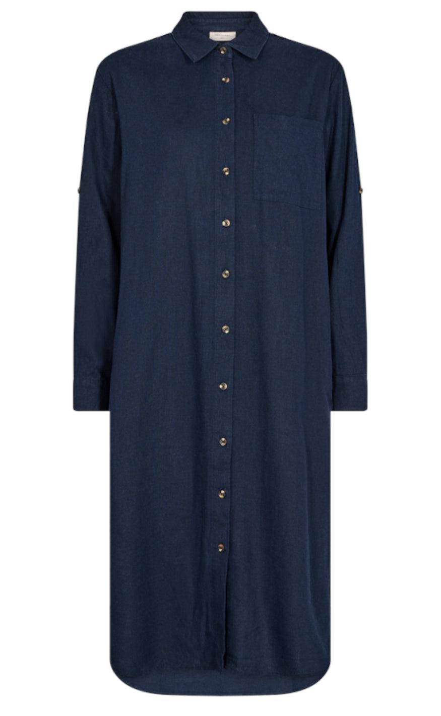 Freequent Kjole Lava Navy Blazer