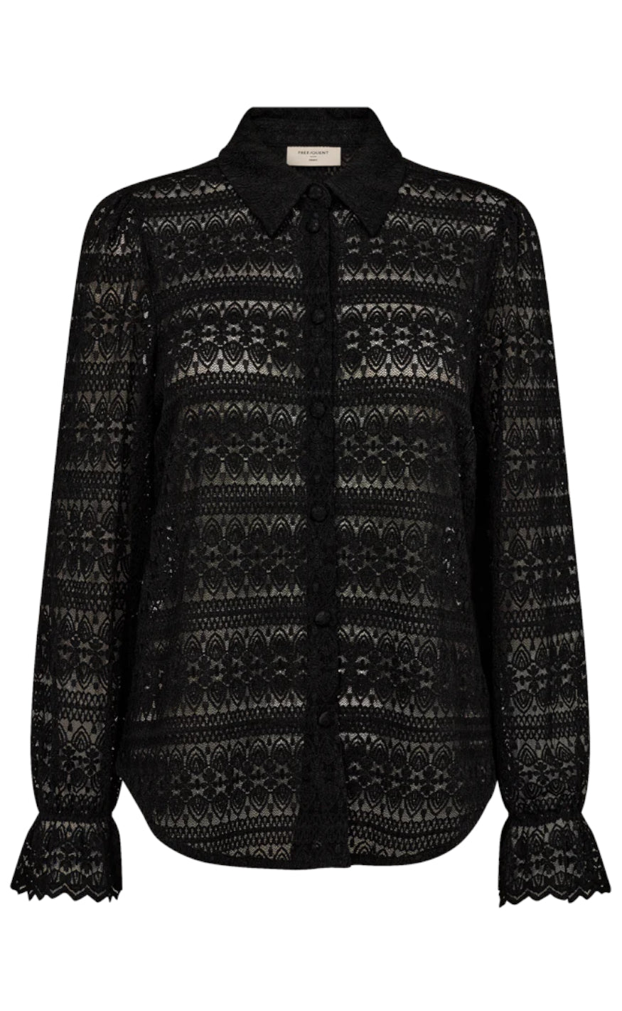 Freequent Skjorte Novon Black