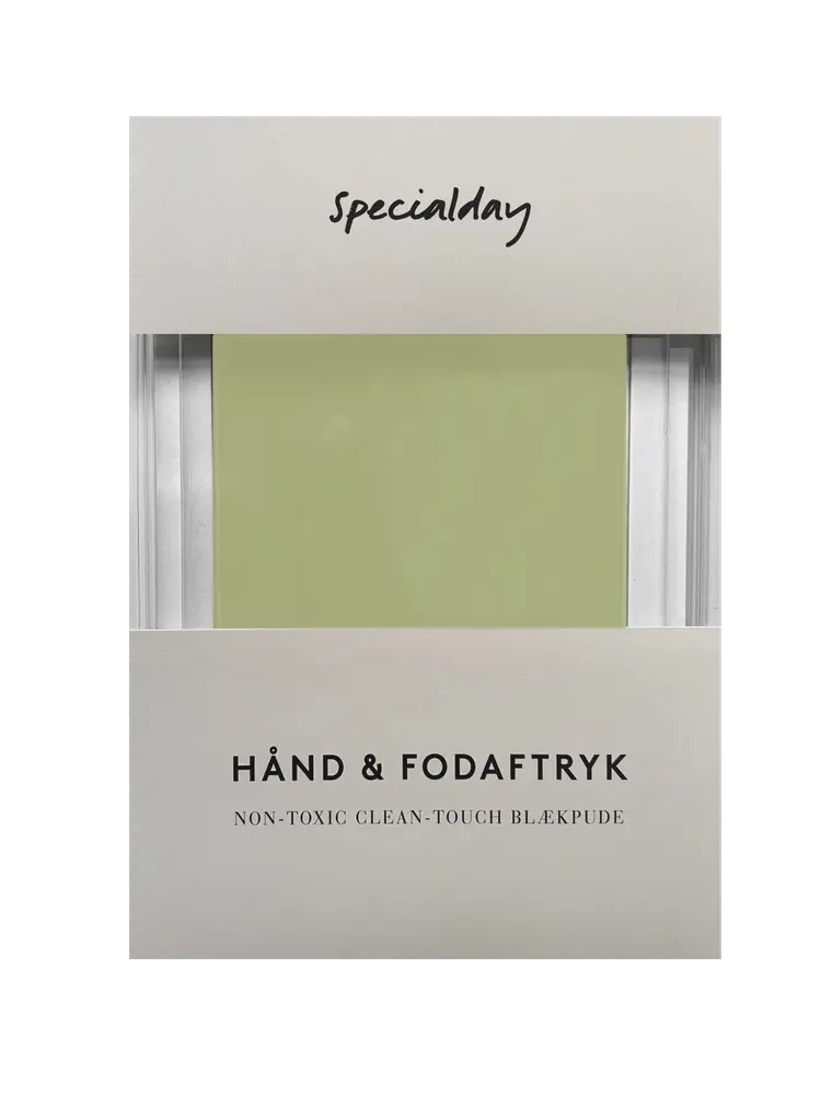 Hånd Og Fodaftryk Grøn