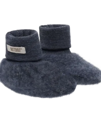 Huttelihut Uld Fleece Footies Ombre Blue Melange 74 80