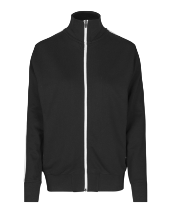 Id Kontrast Dame Cardigan Black