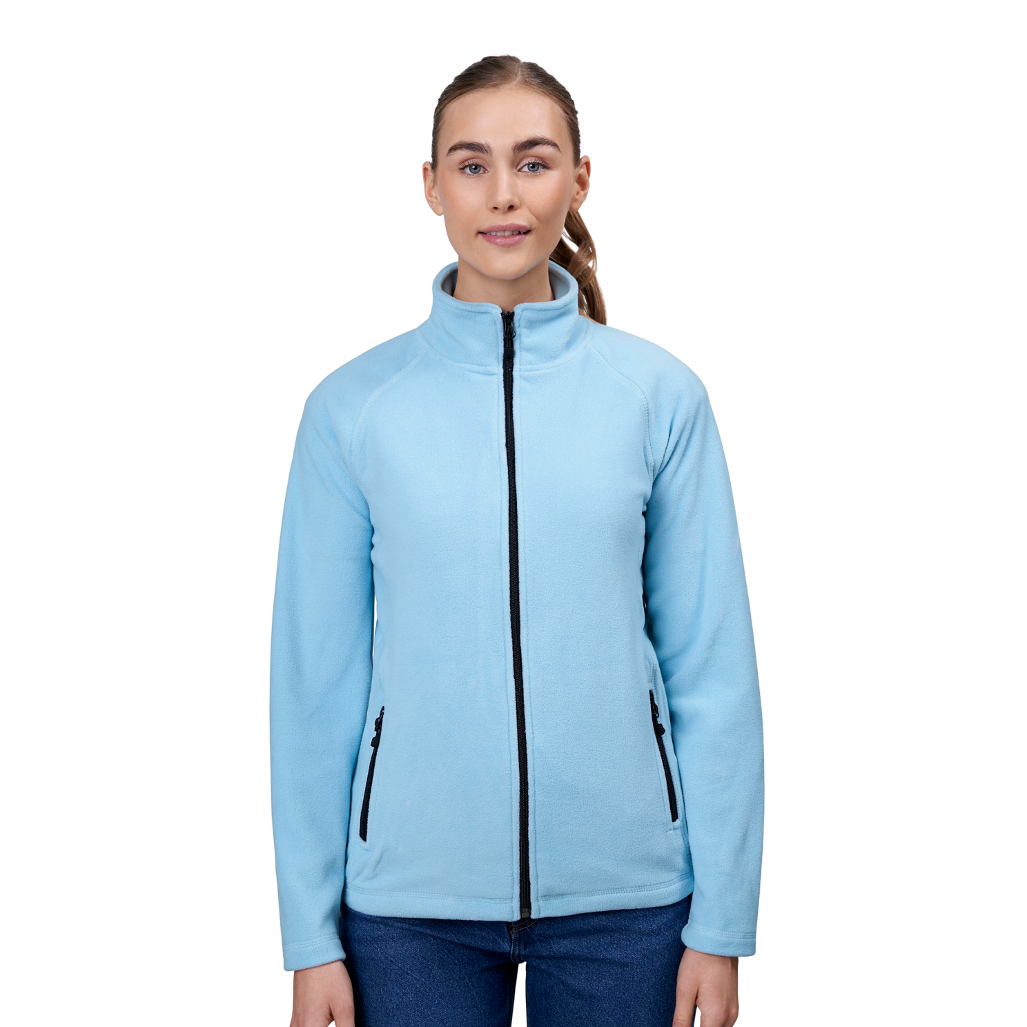 Id Microfleece Dame Fleecejakke Light Blue