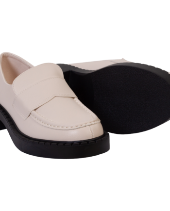 Ideal Shoes Dame Loafers Beige 40