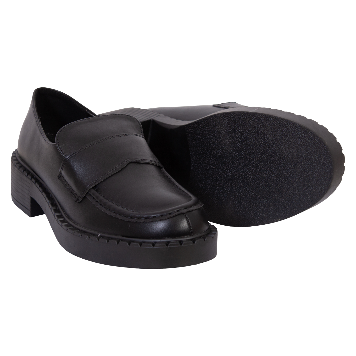 Ideal Shoes Dame Loafers Black 37
