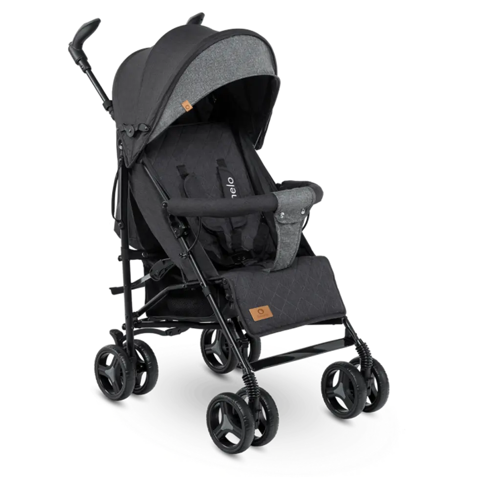 Irma Klapvogn Black Dark Grey