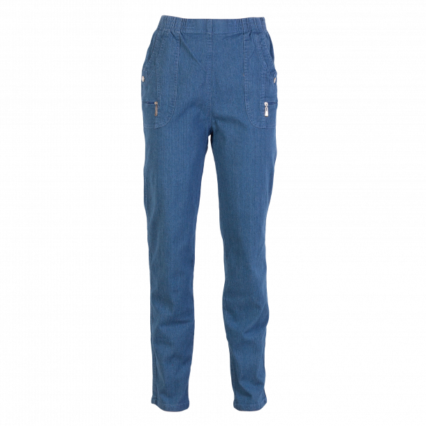 For My Dame Bukser Denim Light Blue 50