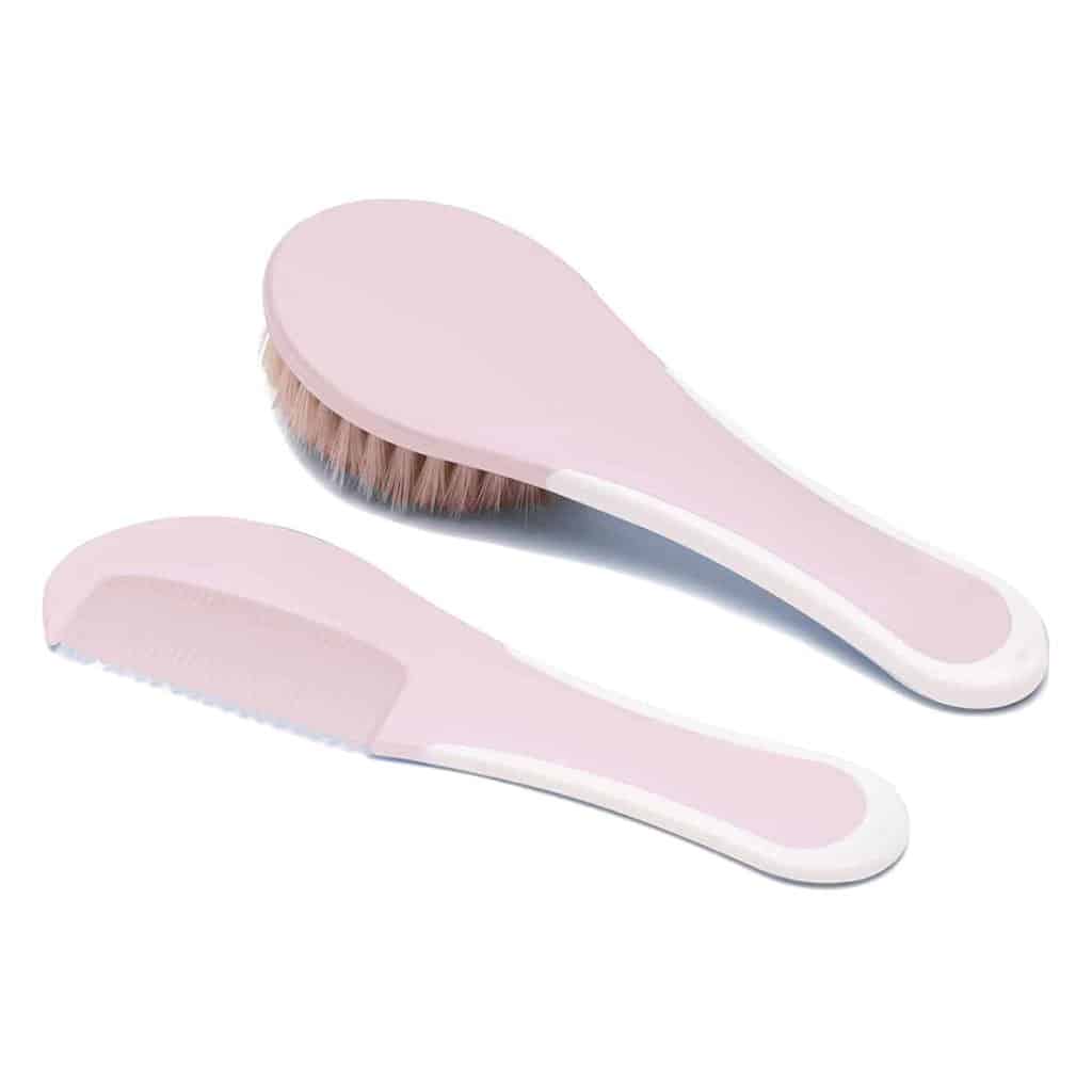 Kam  Amp Børste Mellow Rose