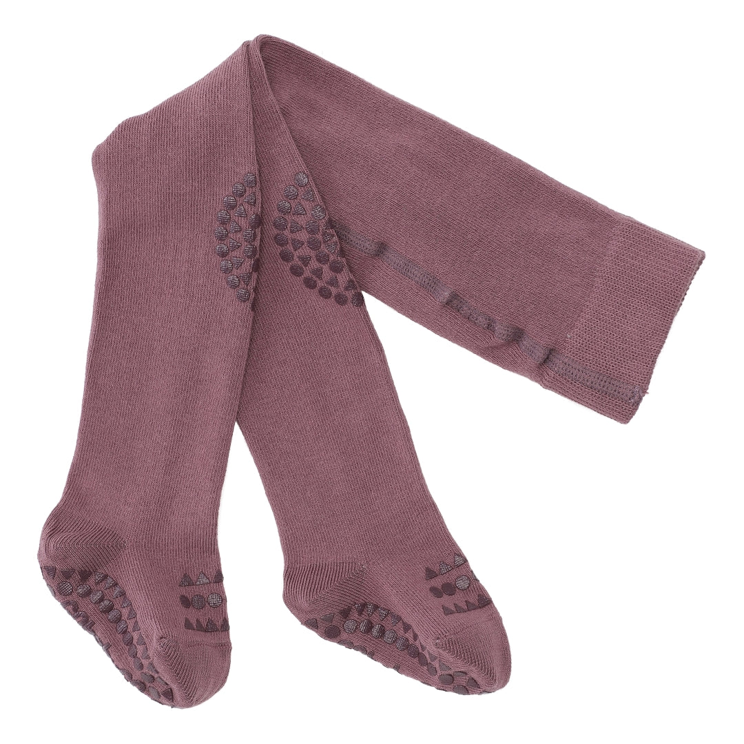 Kravle Strømpebukser Misty Plum -12 Mdr