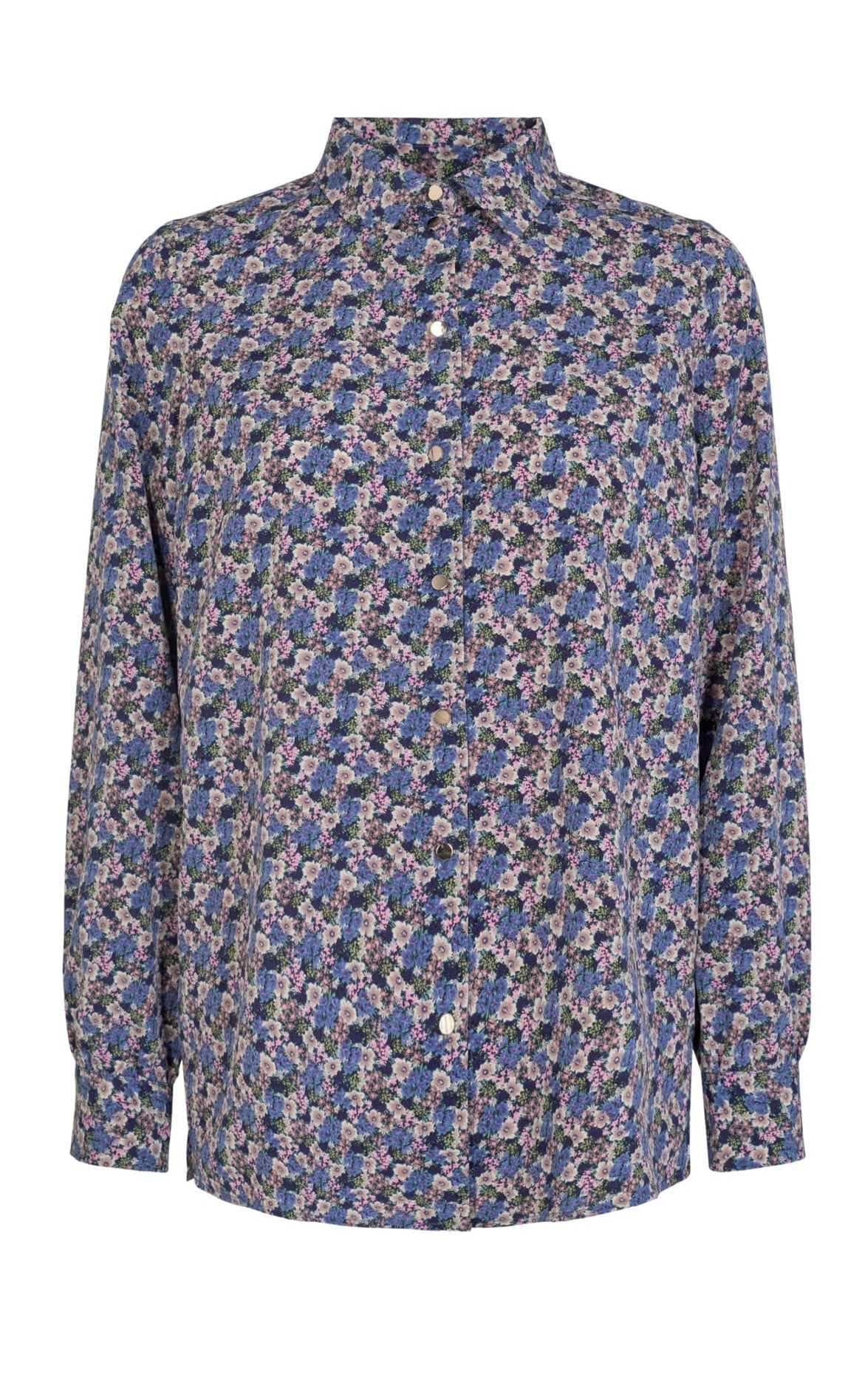 Liberte Skjorte Manda Navy Flower