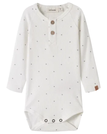 Lil  Atelier Gago Kip Langærmet Slim Body Coconut Milk 74