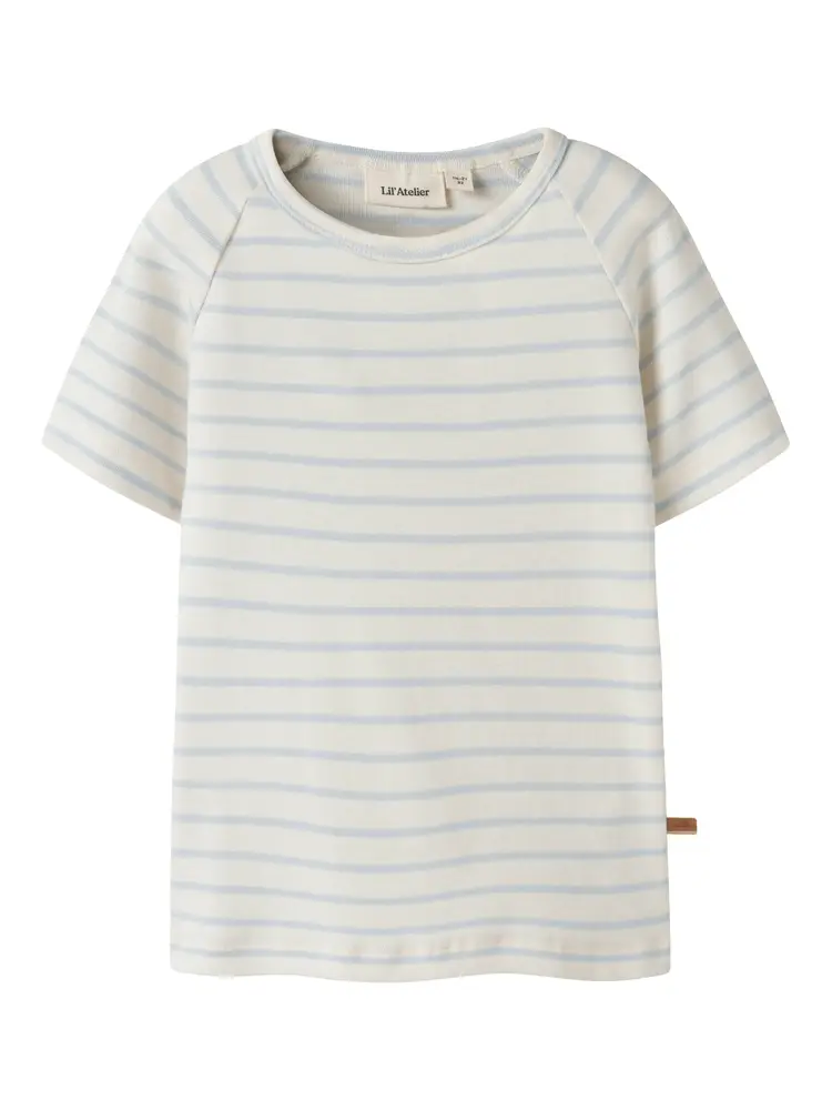 Lil  Atelier Geo Anc  -shirt Coconut Milk 98