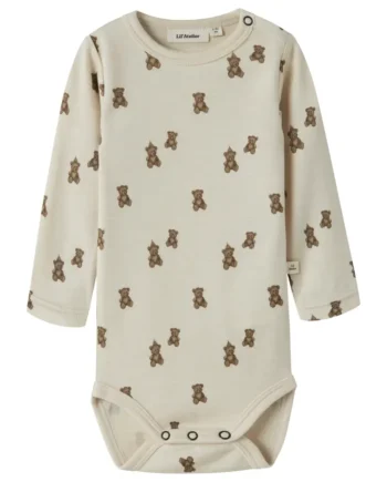 Lil  Atelier Nilo Nun Langærmet Uld Slim Body Turtledove 74