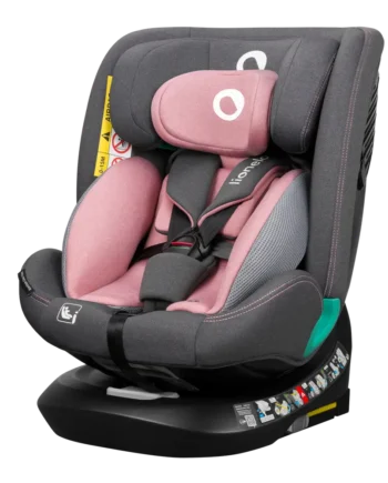 Lionelo Bastiaan One  -size Autostol Pink Rose