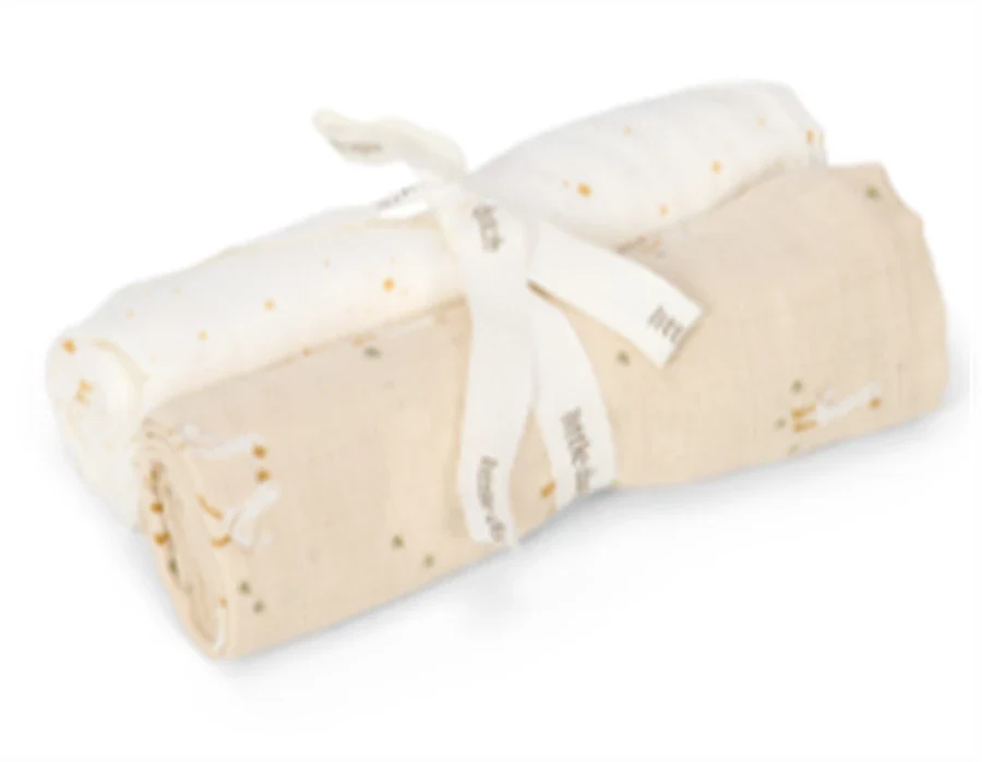 Little Dutch Stofbleer   Pak Muslin 70x70 Little Goose