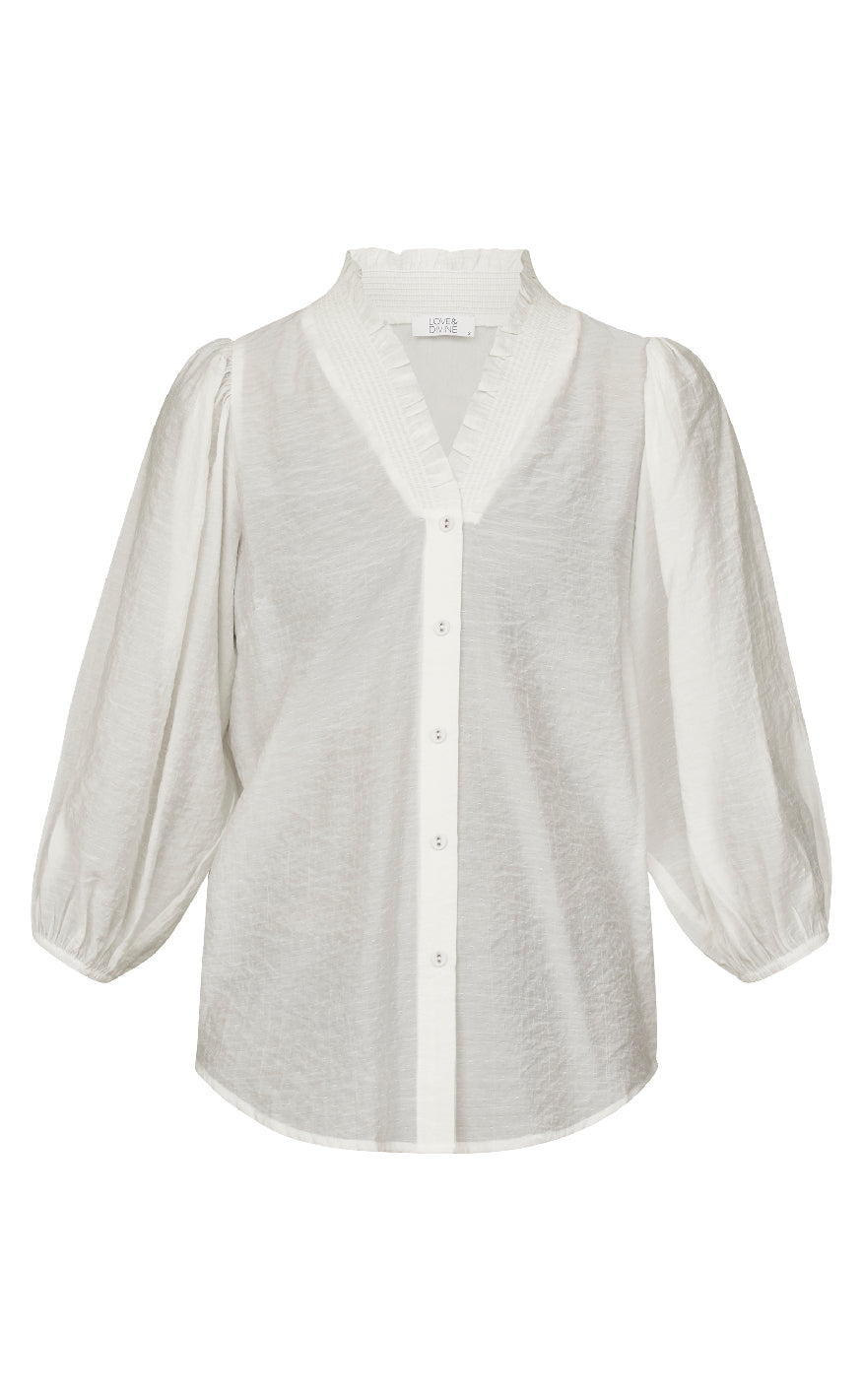 Love Divine Skjorte Love1151 White