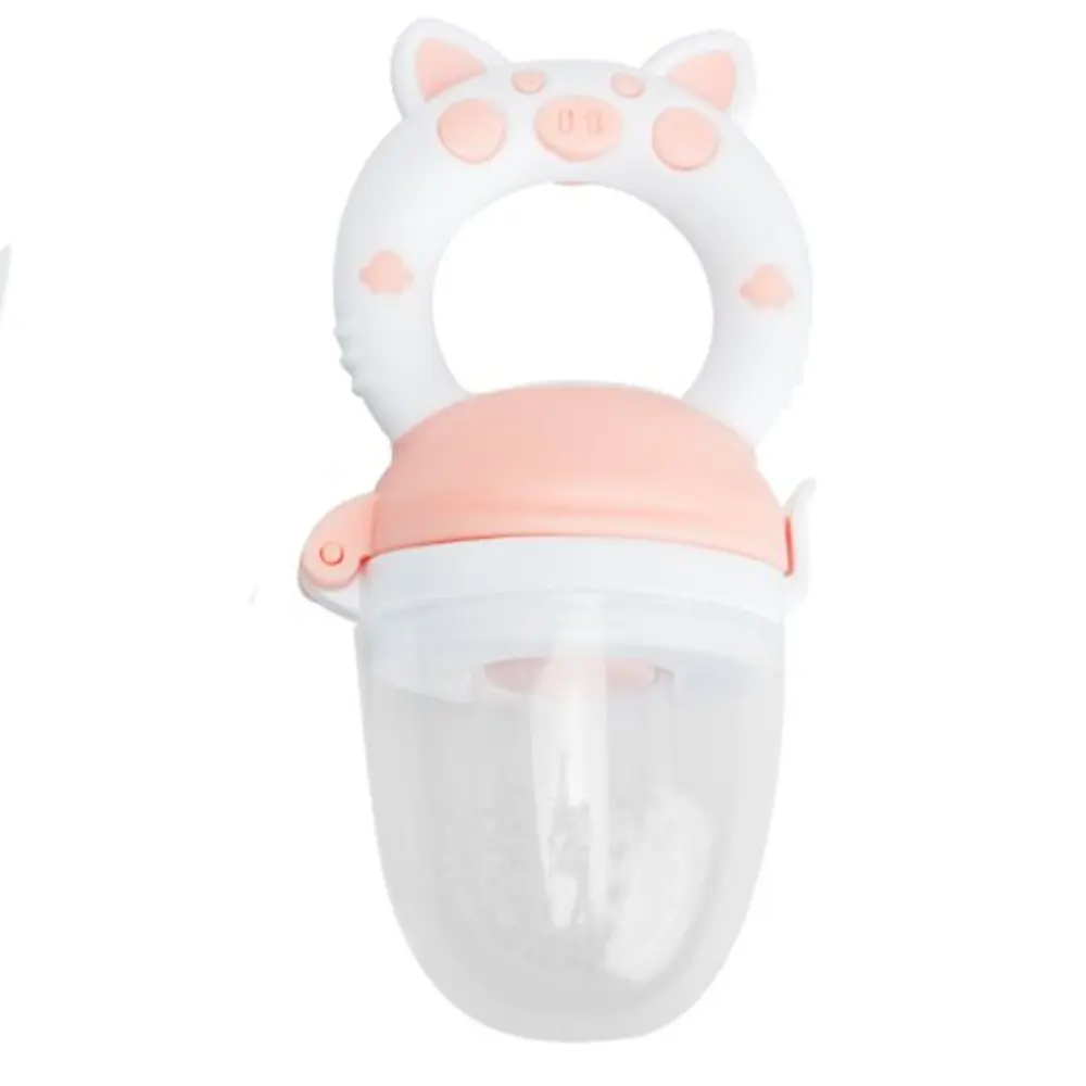 Magni Food Feeder Med Blødt Greb Rosa