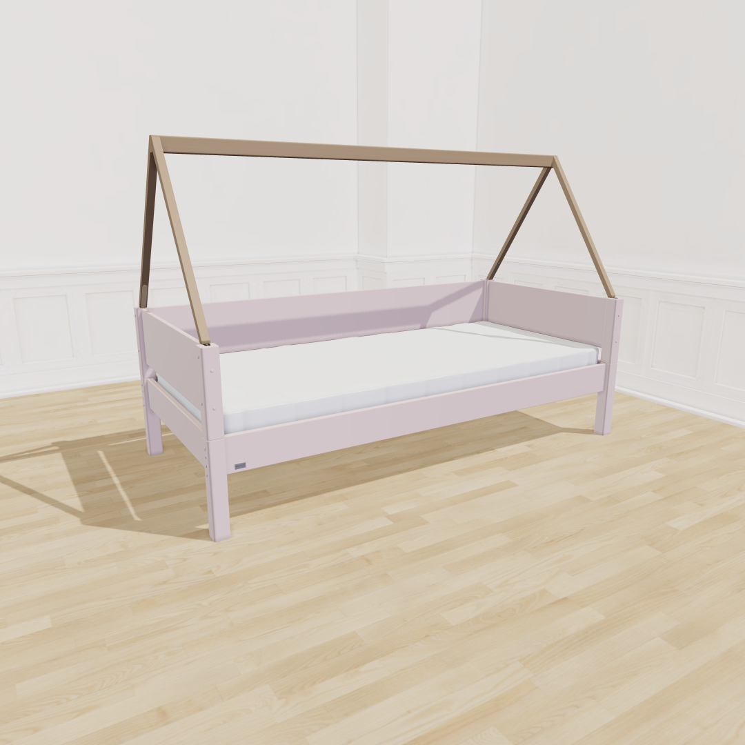 Manish- Saga Børneseng 90x160 Natural Rose