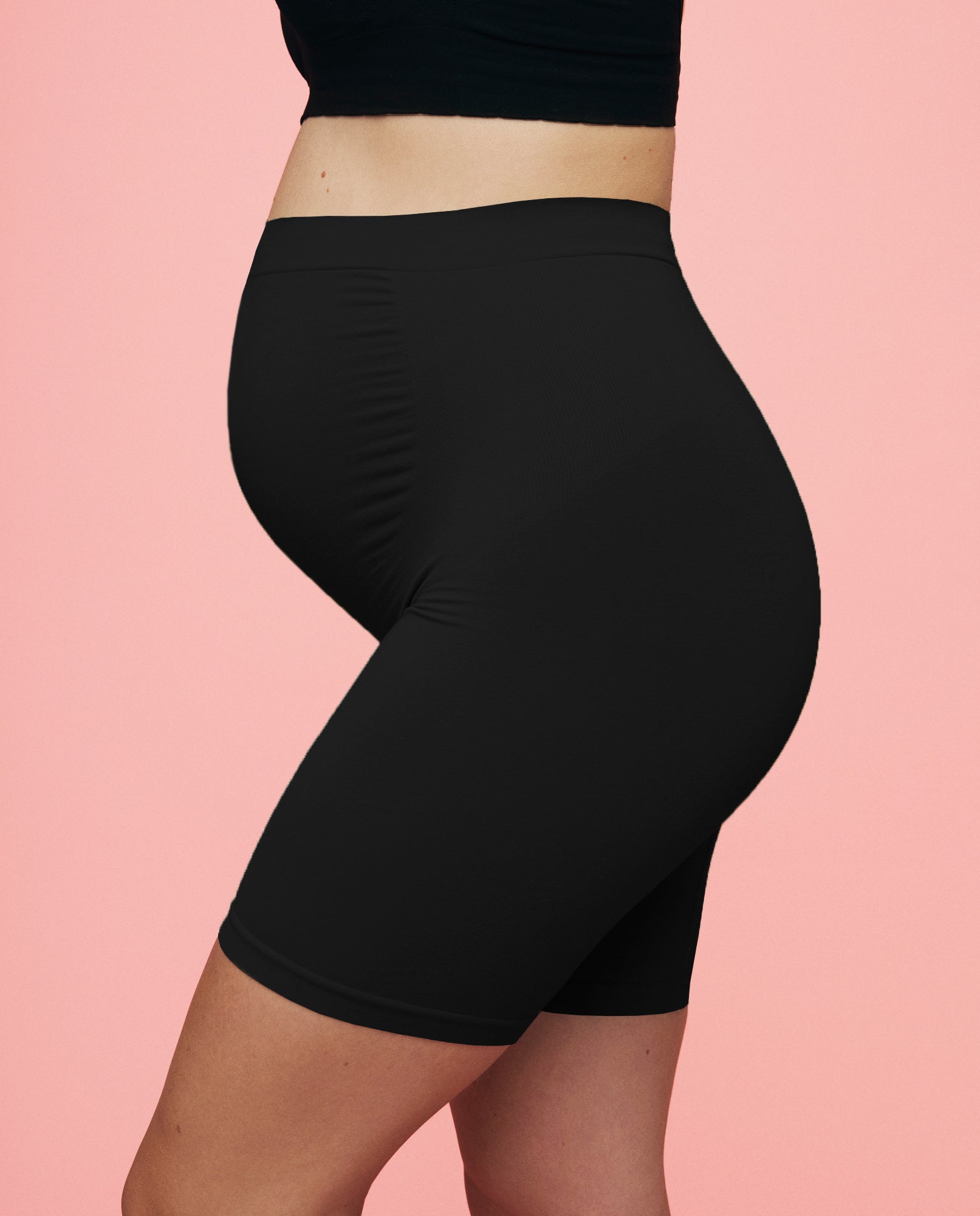 Momkind Gravid Shorts    Støttefunktion Sort