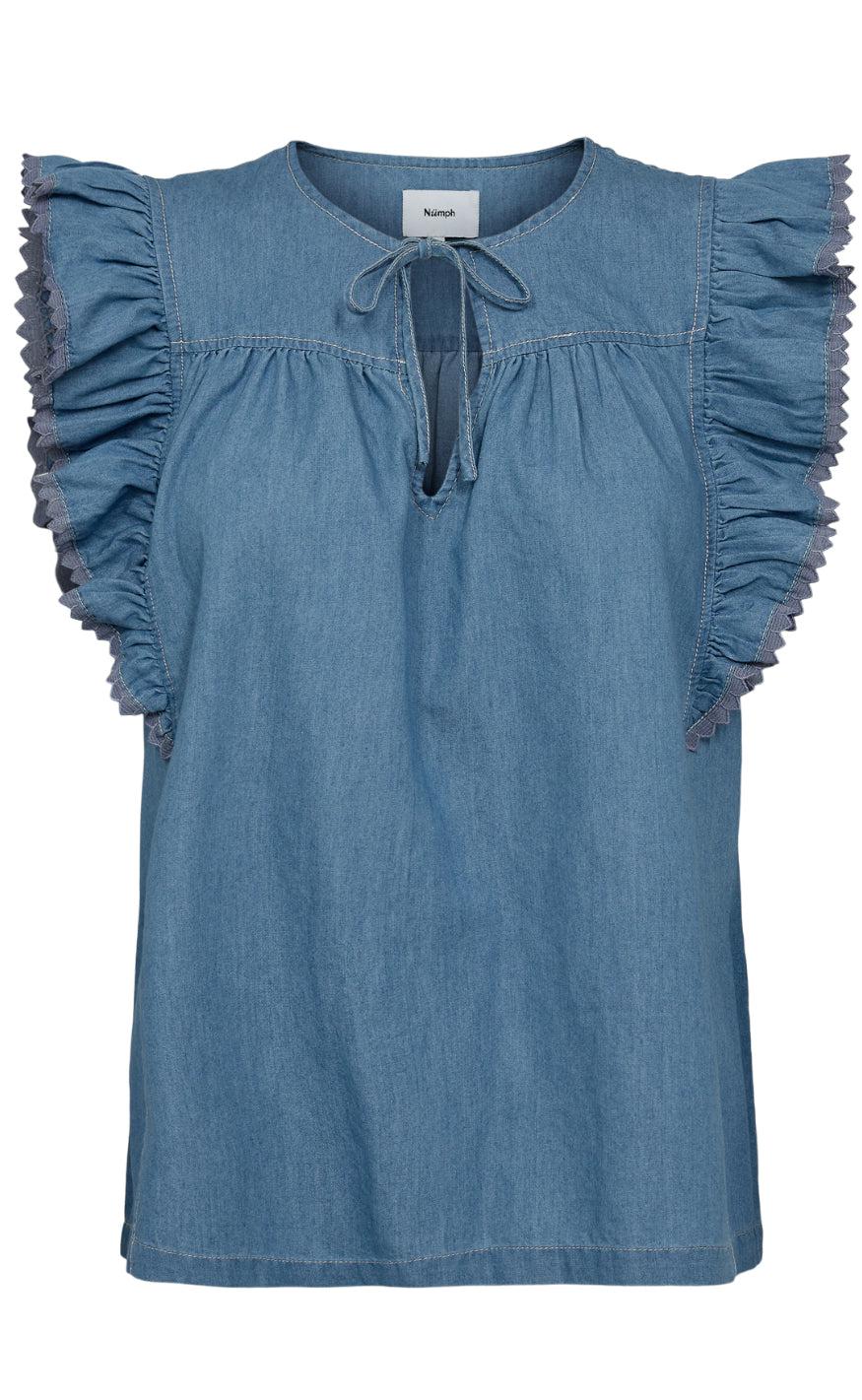 Nümph Top Dylan Medium Blue Denim