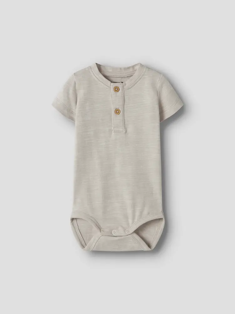 Name It Jano Kortærmet Body Chateau Gray 50